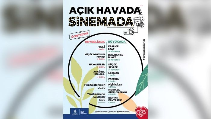 açık havada sinema adalar