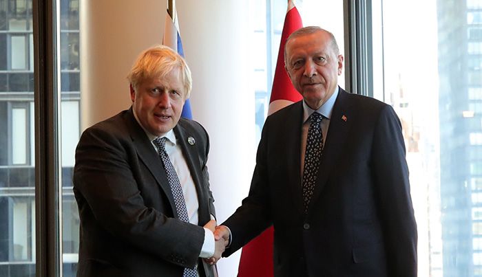 boris johnson - recep tayyip erdoğan