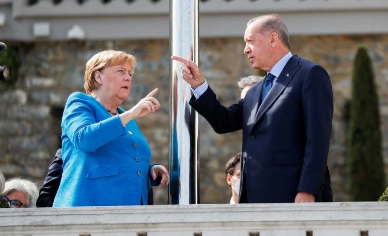 angela merkel recep tayyip erdoğan