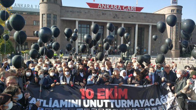 ankara gar katliamı anma