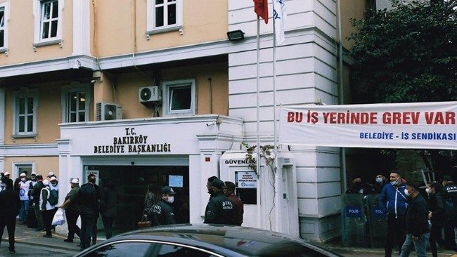 bakırköy belediyesi grev