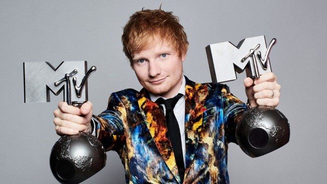 Ed Sheeran mtv ödül