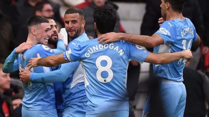 Manchester City sevinç ilkay gündoğan