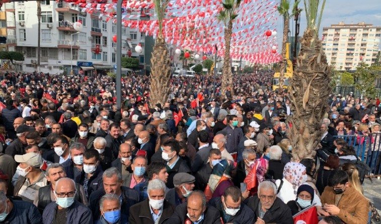 chp mersin mitingi