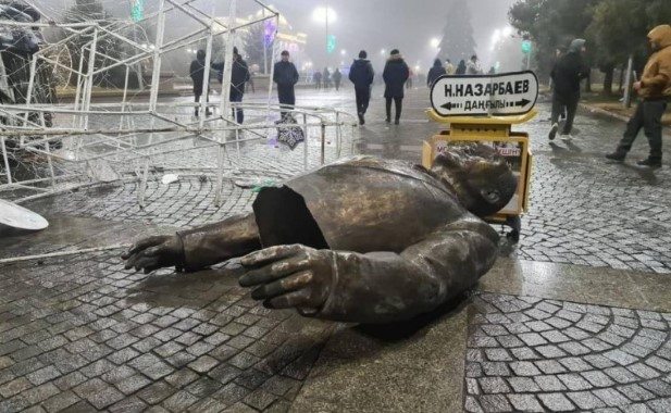 kazakistan protesto