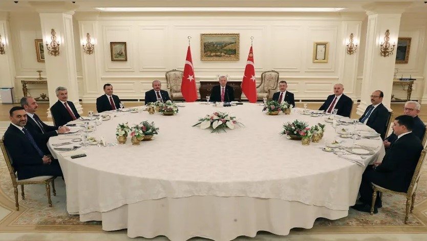 recep tayyip erdoğan yargı mensupları yemek