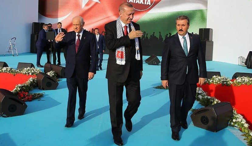 Devlet Bahçeli Mustafa Destici recep tayyip erdoğan