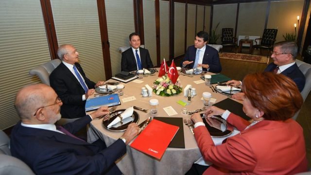 Kemal Kılıcdaroğlu Meral Akşener Ahmet Davutoğlu Temel Karamollaoğlu Ali Babacan Gültekin Uysal