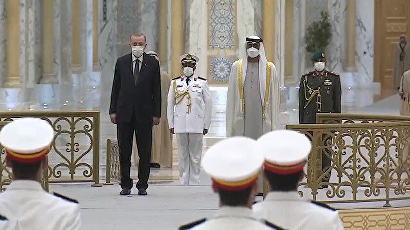 recep tayyip Erdoğan - Şeyh Muhammed Bin Zayed El Nahyan bae