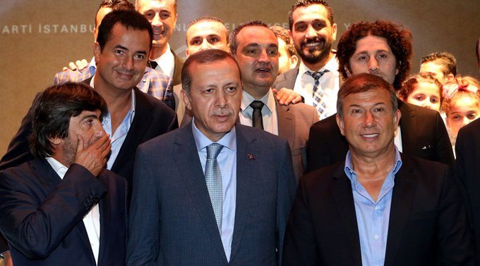 tanju çolak rıdvan dilmen fatih tekke acun ılıcalı recep tayyip erdoğan