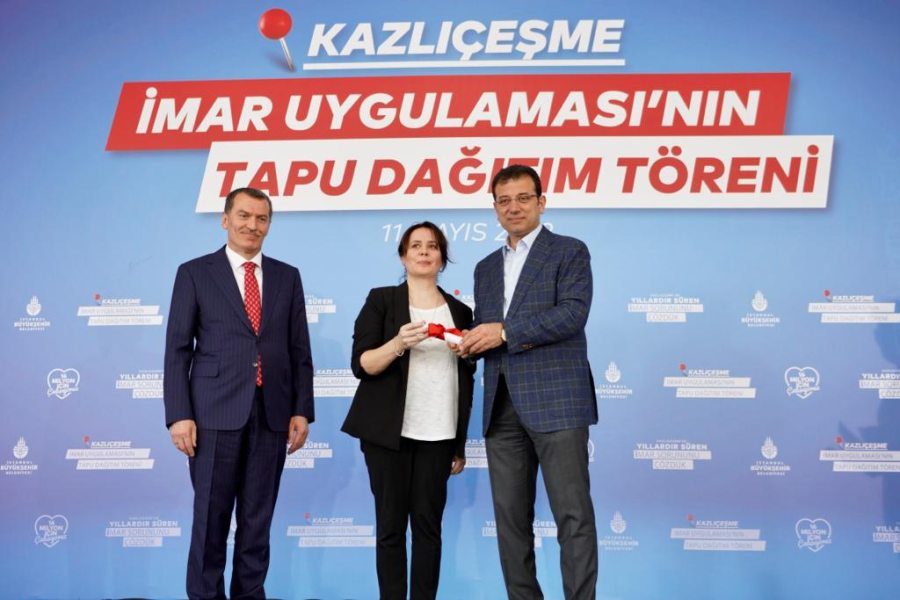 ekrem imamoğlu Kazlıçeşme Tapu Dağıtım Töreni 4