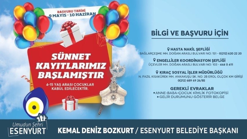 esenyurt sünnet kayıt