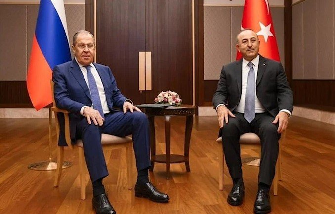 Mevlüt Çavuşoğlu Sergey Lavrov