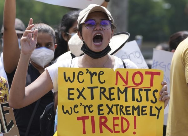 sri lanka protesto