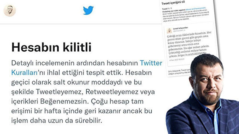 İsmail Kılıçarslan tweet fetö