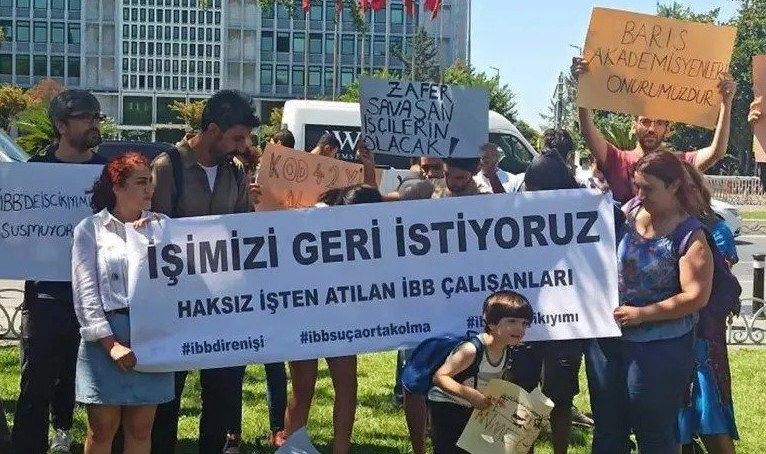 ibb çalışanlar protesto kod42