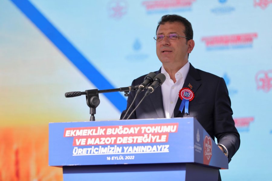 Ekrem imamoğlu buğday tohumu ve mazot desteği