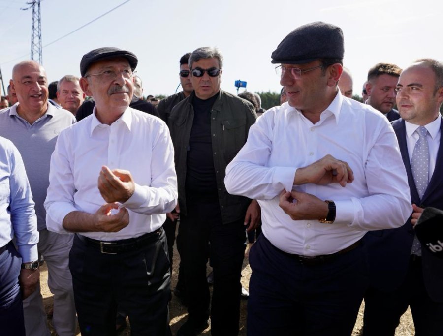 Kemal Kılıçdaroğlu ve İBB Başkanı Ekrem imamoğlu bugday tohumu ve mazot destegi köylü