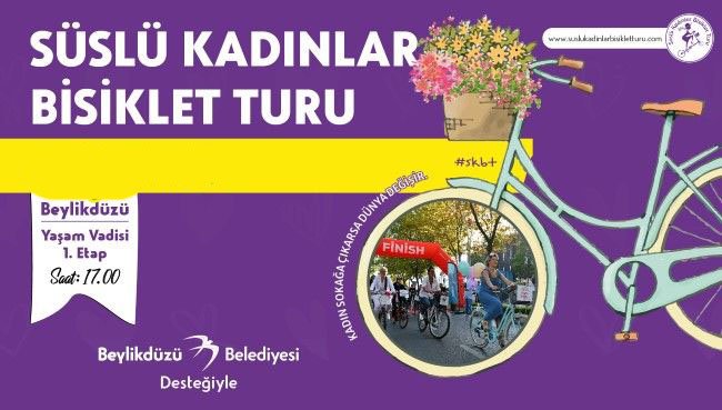 süslü kadınlar bisikler turu