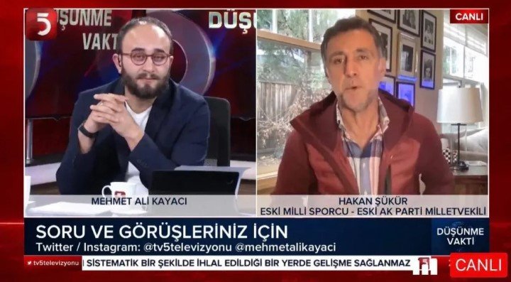 Mehmet Ali Kayacı hakan şükür tv5