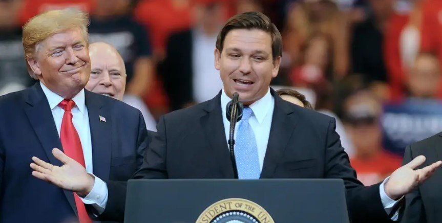 donald trump florida valisi ron Desantis