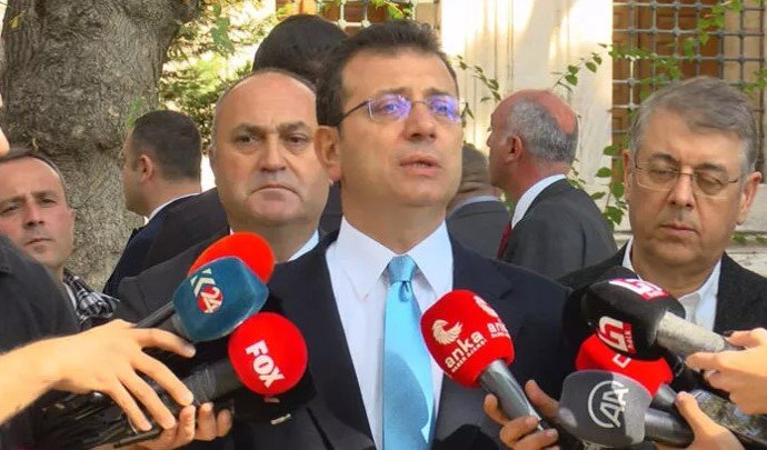 ekrem imamoğlu açıklama mikrofon