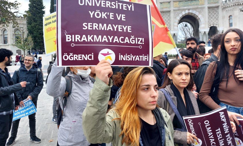 öğrenci inisiyatifi beyazıt yök protesto