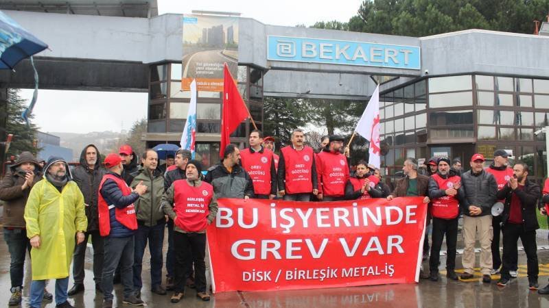 Bekaert Kocaeli fabrikası grev