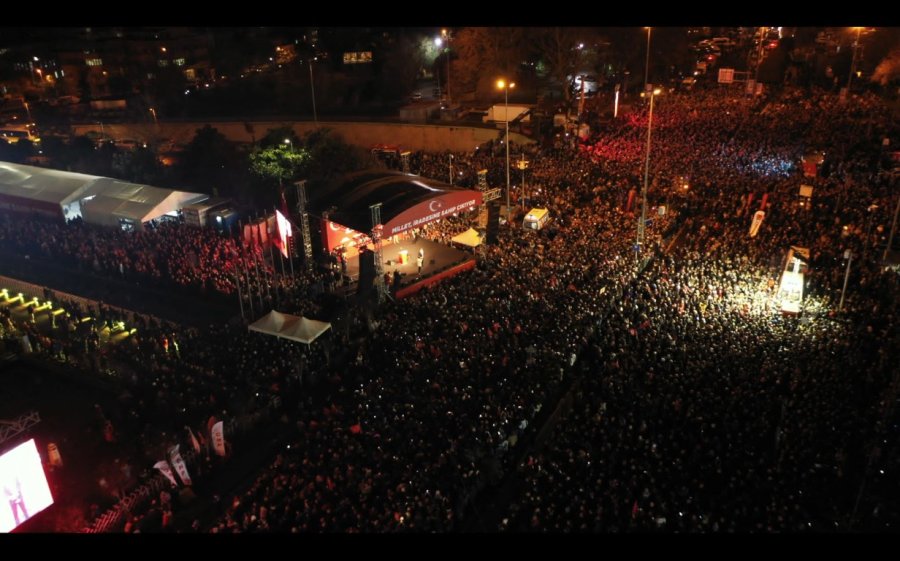 Millet iradesine Sahip Çıkıyor saraçhane miting