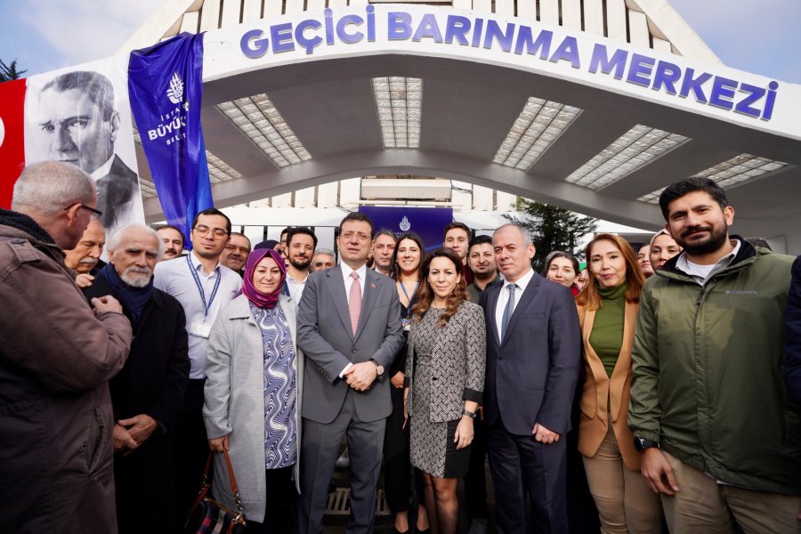 ekrem imamoğlu Büyük İstanbul Otogarı Geçici Barınma Merkezi 2