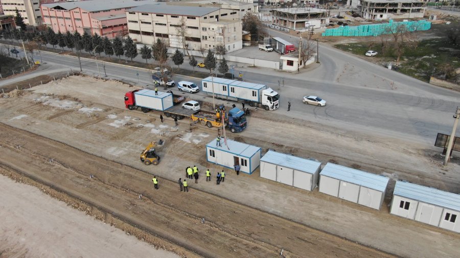 Bağcılar Belediyesi, Malatya’da konteyner kent kuruyor (3)