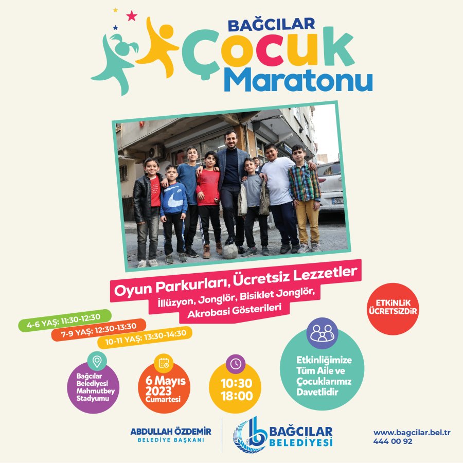 Çocuklar, Çocuk Maratonu ile zafere koşacak