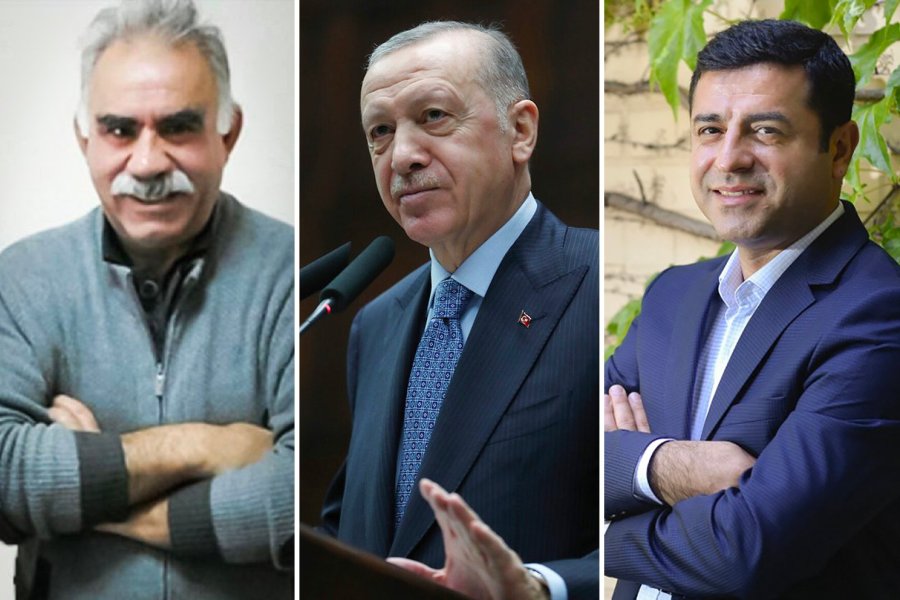 Erdoğan- Öcalan- Demirtaş